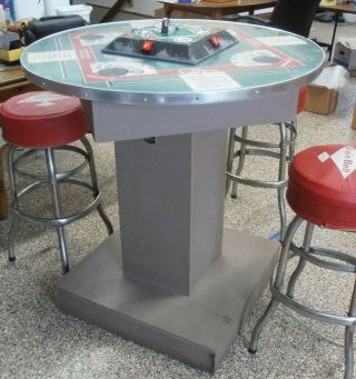Vintage Valley Pedestal QUIK POKE Arcade Game 1 to 4 Players Poker / Dice Game 2