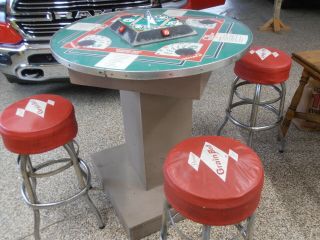 Vintage Valley Pedestal QUIK POKE Arcade Game 1 to 4 Players Poker / Dice Game 3
