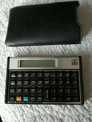 Vintage Hp - 15c Programmable Scientific Calculator W Slip Case Functional