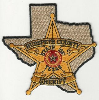 Hudspeth County Sheriff State Texas State Shaped Tx