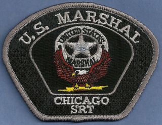 United States Marshal Chicago Illinois Special Response Team Shoulder Patch