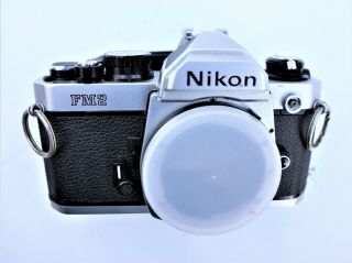 Vintage Nikon Fm2 35mm Slr Film Camera Body Only Repair
