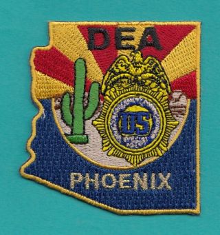 C33 Gman Dea Phoenix Taskforce Drugs Enforce Agency Police Patch Hidta
