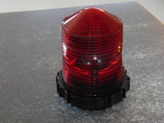 Red Skee Ball Scoring Top Beacon Light With Bulb.  Light