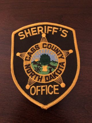 North Dakota Police Patch - Cass County Sheriff Patch Nd
