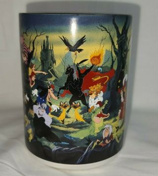 Walt Disney World Villains Ceramic Coffee Cup 12 oz Mug - RARE Disneyland Cup 2