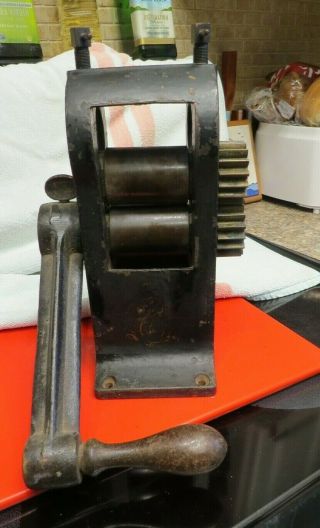 Vintage Turning Bead Roller Sheet Metal Stove Pipe Tinsmith Crimper Jewelry