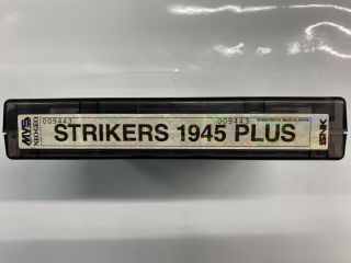 Strikers 1945 Plus Neo Geo Mvs Holographic Label