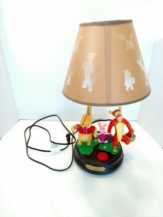 Disney Winnie The Pooh Animated Talking Singing Lamp