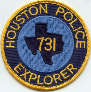 Houston Texas Tx Police Explorer Post 731 Police Patch