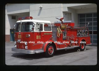 Burbank Ca 1967 Crown Pumper F1519 Fire Apparatus Slide