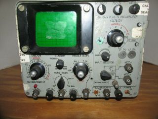 Vintage General Antronics U.  S.  Navy Oscilloscope Model AN/USM - 117C 2