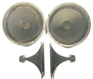 Seeburg Std3 Jukebox: /great Sounding Speaker System 2 - 12 " & 2 Horns