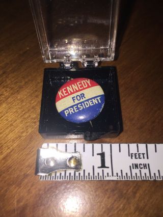 Antique Kennedy For President Pin Back Button Orig.  Rare.  3/4” Bastian Bros.  Ny