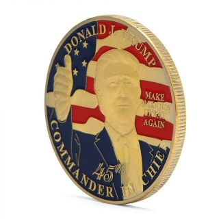 45th President Of The United States Donald Trump Commemorative Novelty Coin Gift