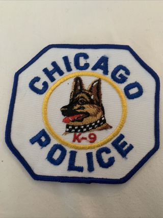 Illinois Chicago Police K - 9 Unit Patch