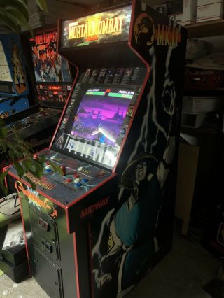 Midway Mortal Kombat Ii Full Size Arcade Machine Game