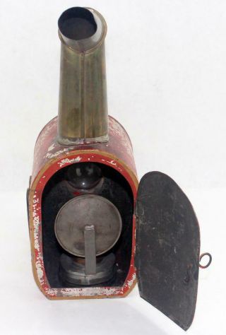 Antique c.  1900 Jean Schoenner Magic Lantern Slide Projector w/ Lamp 3