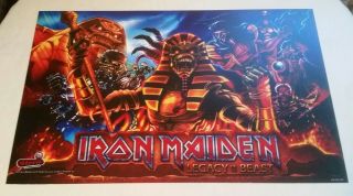 Stern Iron Maiden Premium Pinball Machine Translite 830 - 8427 - N7 Nos