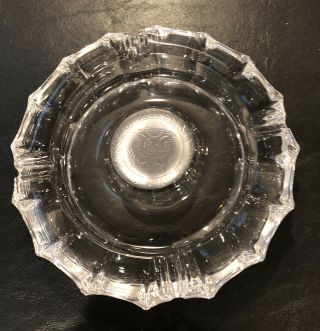 Vintage 8” Fostoria US HOUSE OF REPRESENTATIVES Ashtray With Frosted Center 2