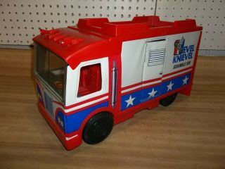 Vintage 1973 Evel Knievel Scramble Van Early W/ Horns Nothing Broken Ideal Toys