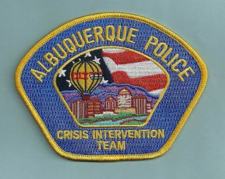 Albuquerque Mexico Police Crisis Intervention Team Shoulder Patch