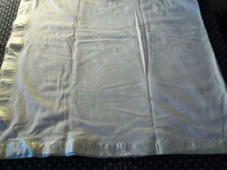 Vintage Merino Wool Blanket John Atkinson & Sons England 90 X 96 White