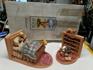 Charpente Classic Pooh Bookends Chris In Bed