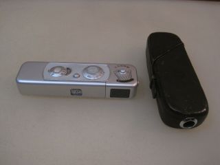 Vintage Minox B Subminiature Spy Camera With Case B2633