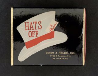 Vintage ’hats Off’ Double Deck By Gil Elvgren Risqué Playing Cards