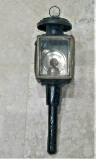 Antique Victorian Candle Carriage Lamp.  Raydyot Patent 128127