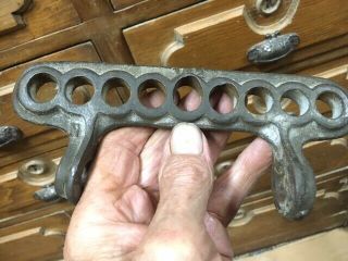 Antique Cast Iron Horse Drawn Plow Clevis Rustic Decor Farm Tool Walk Behind