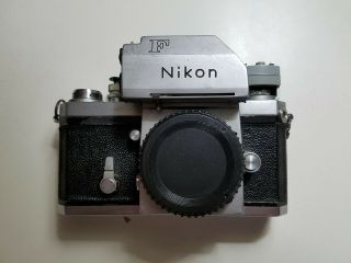 Nikon F Vintage 35mm Slr Camera W.  Ftn Prism Finder Low Serial 6462719