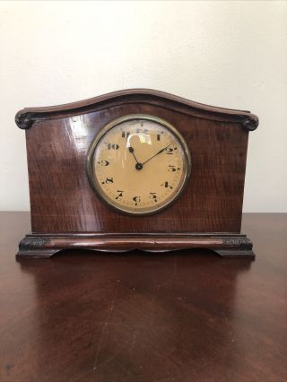 Vintage Small Mantle Clock With Swiss Made Movement 62023