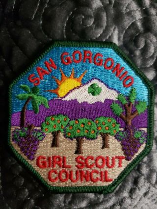 Girl Scout Council Patch - San Gordon Council California
