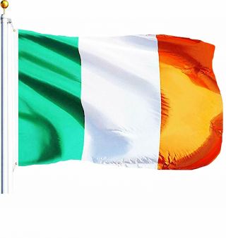 Flag Of Ireland Large 3 X 5 Feet Irish Eire Indoor Outdoor,  Grommets,