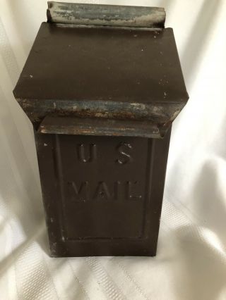 Vintage Metal Mailbox Wall Mount Us Mail