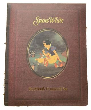 Walt Disney Snow White And The Seven Dwarfs Storybook 8 Christmas Ornament Set