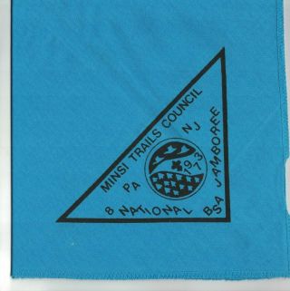Boy Scout Minsi Trails Council 1973 National Jamboree Neckerchief