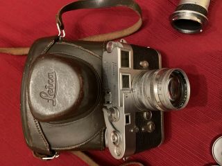 Leica DBP M3 Camera Range Finder Ernst Leitz GMBH WETZLAR GERMANY 1950’s 2