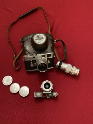 Leica DBP M3 Camera Range Finder Ernst Leitz GMBH WETZLAR GERMANY 1950’s 6