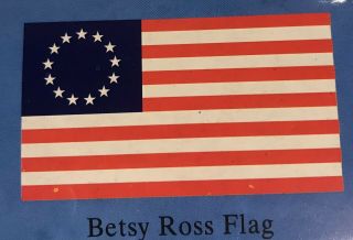 3 X 5 Betsy Ross 13 Star Us American Polyester Flag In Bag Brass Grommets