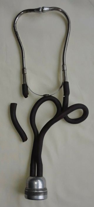 Perfection Stethoscope Vintage Antique Medical Doctor Tool Binaural Hinged Joint