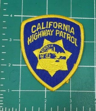 California Highway Patrol Chips Ca.  State Police Patch - - Un - Sewn