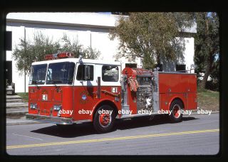 Brisbane Ca 1988 Seagrave Pumper Fire Apparatus Slide