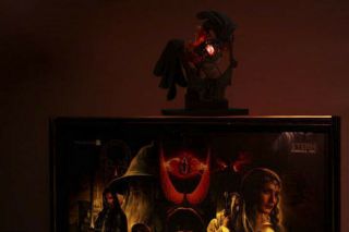 Lord Of The Rings Pinball Machine Balrog Topper,  Incredible Effect,  Glowing Red
