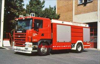 Fire Apparatus Slide,  Tp,  Ludwigshafen / Germany,  2005 Scania / Rosenbauer