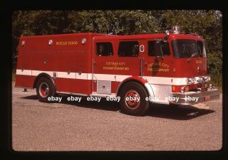 Cottage City Md 1972 Seagrave Rescue Fire Apparatus Slide