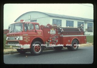 Mantua Nj 1975 Ford C Boardman Pumper Fire Apparatus Slide