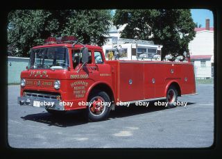 Bordentown Nj 1964 Ford Squad Fire Apparatus Slide